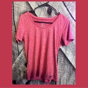 Nike Women's Red Dri fit tee